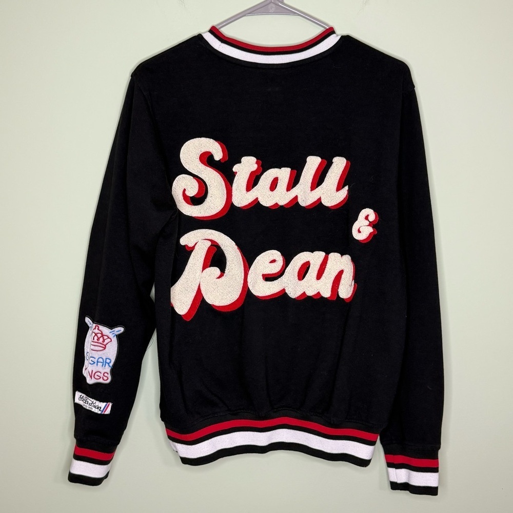 Vintage RARE Stall‎ & Dean “Sugar Kings” Black Sweater men S retro sweatshirt